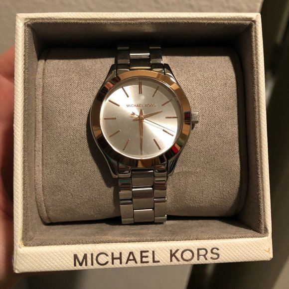 Michael Kors Women's Mini Slim Runway Watch - Picture 1 of 9